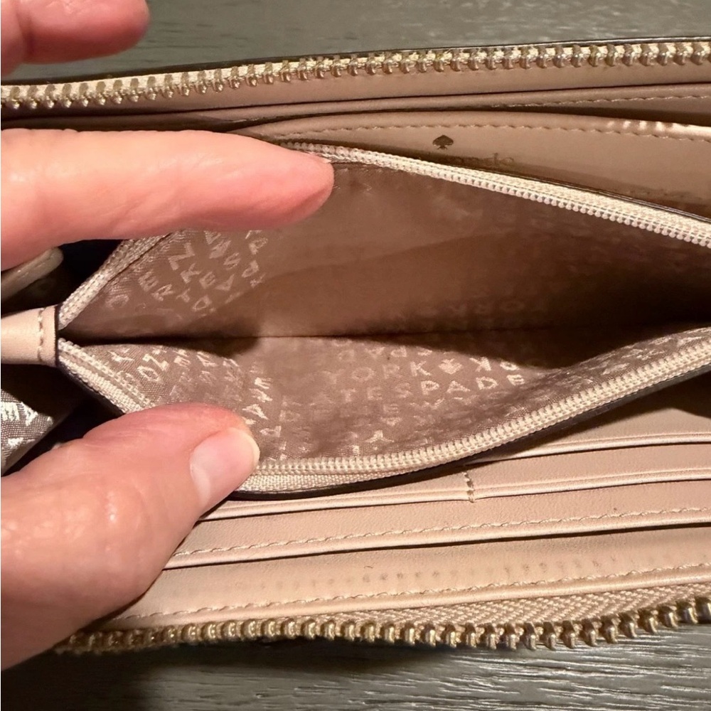 kate spade Blush Pink Bow Clutch/wallet - Picture 11 of 12